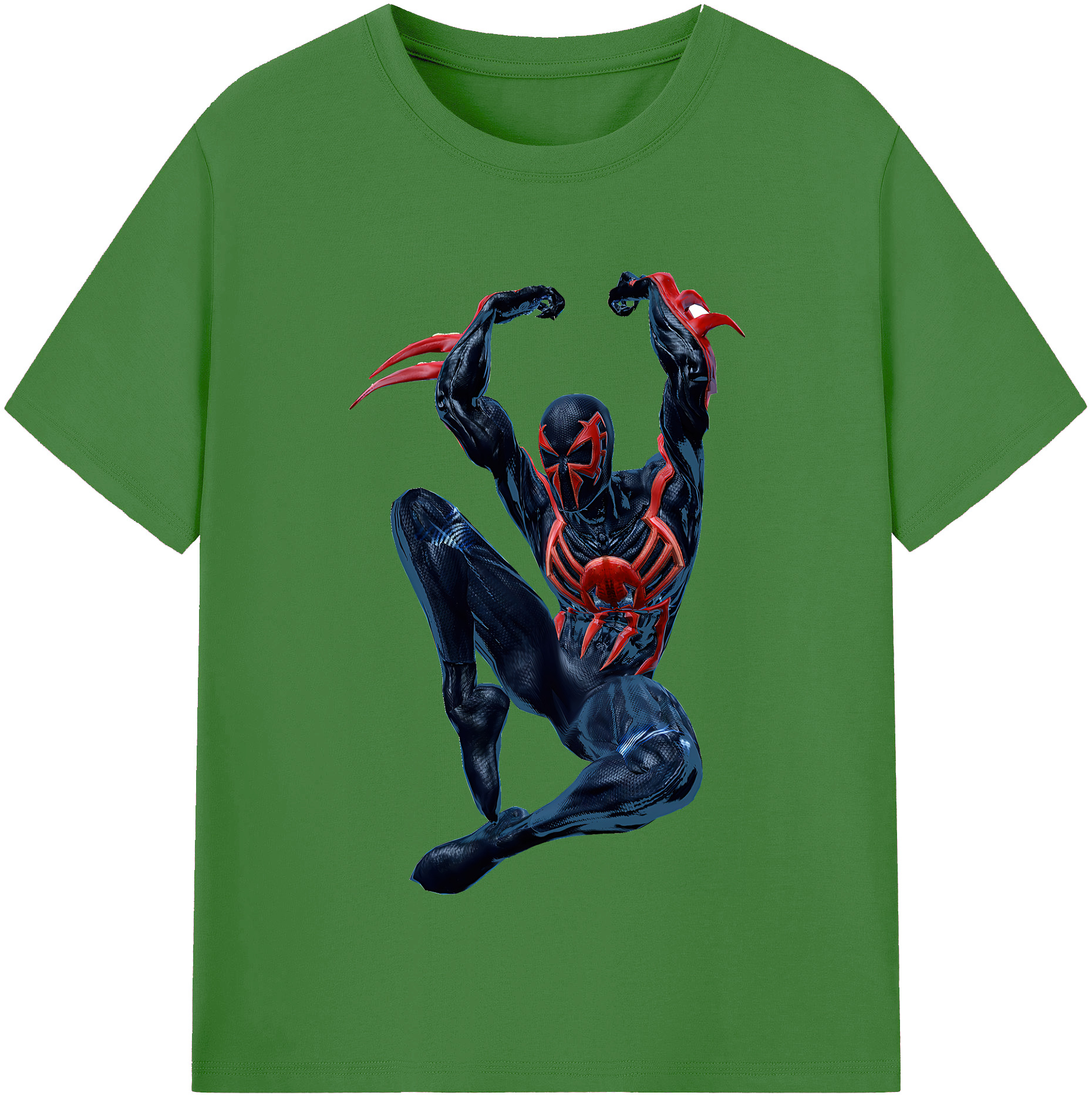（画像用） Spider Man スパイダーマン レディースカジュアルプリントTシャツ（綿100％）